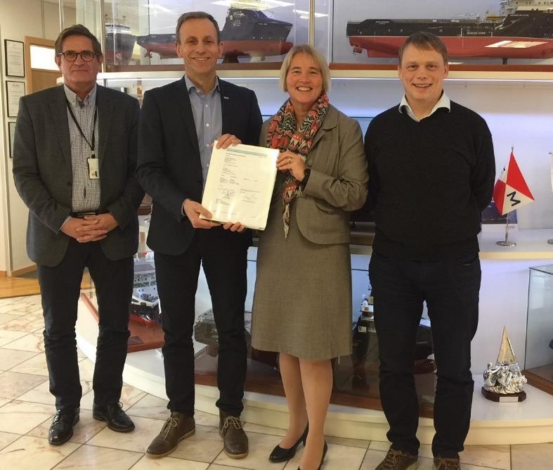Continuing 50 years of cooperation and innovation: Simon Møkster Shipping AS signs renewal contract with DNV GL Simon Møkster Shipping AS celebrates its 50 years anniversary in 2018.