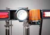 Lift Lock Tilt Lock Drive Lock Safety lamps & rear reflectors