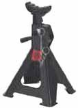 AXLE JACKS HYDRAULIC HAND JACKS Designed for vertical use only Large heavy-duty base for added stability and strength Heavy steel saddle for secure lifts Factory pre-tested for 50% reserve capacity