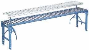 CONVEYORS 10' STEEL & ALUMINUM CONVEYORS STEEL CONVEYOR, 1 3/8" ROLLERS Sturdy and economical, these units have 1 3/8" dia meter x 18-gauge steel rollers installed on a 2 1/2" x 1 1/2" formed