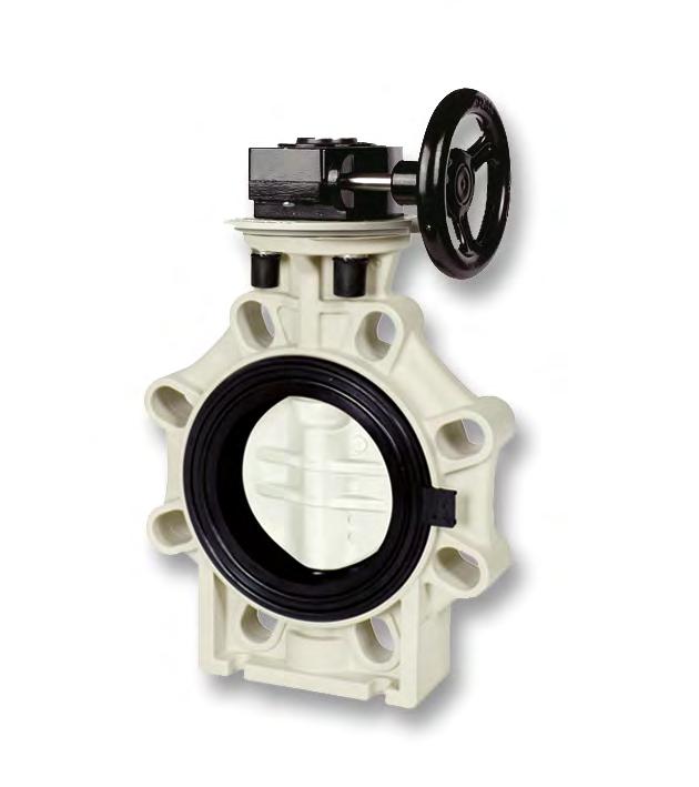 Praher Type K4 Butterfly Valve Description: Lug style butterfly valve with universal drilling for mounting between flanges.
