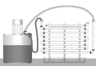 De-scaling De-Scaling Pump With flow reverser Part No. Tank Capacity Flow Rate Reverse system Fittings HP DP15M 15 l. 48 l/min. Manual 1/2 0,2 DP15A 15 l.
