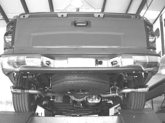 5. Check your exhaust system for proper clearance under the vehicle and also for tip alignment. 6.