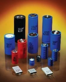 Aluminum Electrolytic Capacitors- Screw & snap in, Flat pack, Plug in radial, Axial, Radial, SMT For DC link, Pulse, DC output filtering DC Film Capacitors- DC Link, Bus & Board
