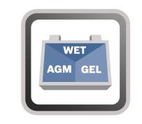 charges AGM, WET, GEL and VRLA / SLA Automatic Shut Off In