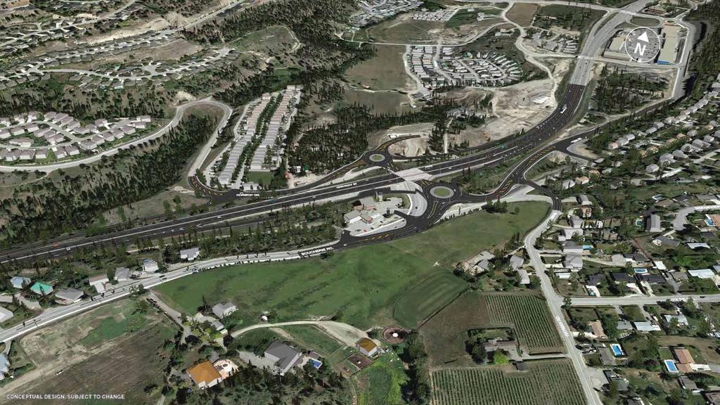 Boucherie Road Intersection Improvements: Conceptual Layout Safety and Mobility Benefits Achieved with the Boucherie Road Interchange Conceptual Layout: Reduces potential for high speed collisions on