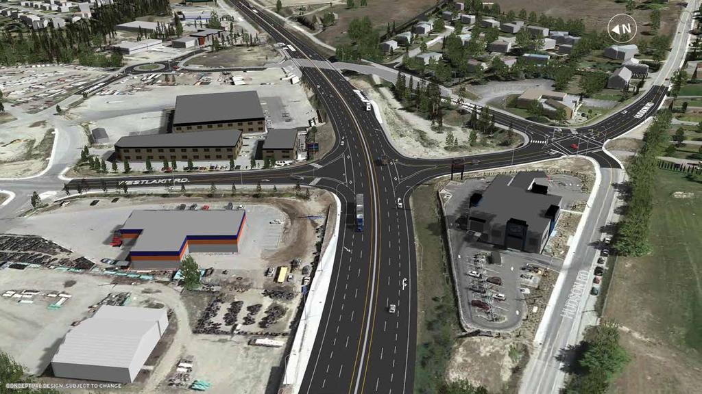Westlake Road Intersection Improvements - Conceptual Layout Safety and Mobility Benefits Achieved with the Westlake Road Interchange Conceptual Layout: Reduces potential for high speed collisions on