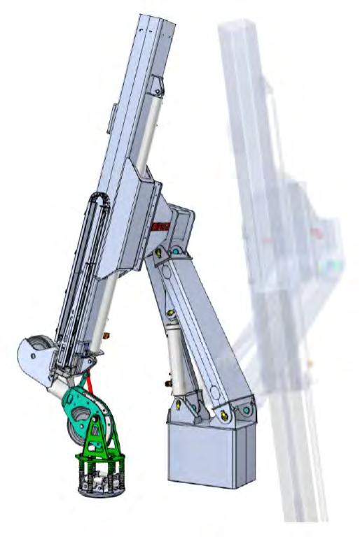 CTD Davit & Supporting Systems Overboard Handling Apparatus with docking head Parking posi8on on starboard side, 01 deck Extends outboard 8, 10, and downward 12, 1 Docking head at 2, 11 above sea