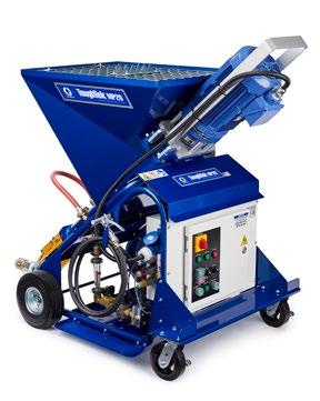 Mixing Pumps Mix, pump and apply pre-blended cementitious and gypsum-based construction materials with a single, easy-to-use machine.