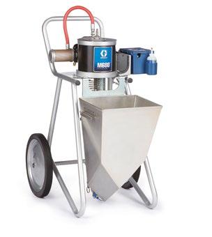 Piston Pumps Graco s piston pump technology moves material by moving the pump up and down.