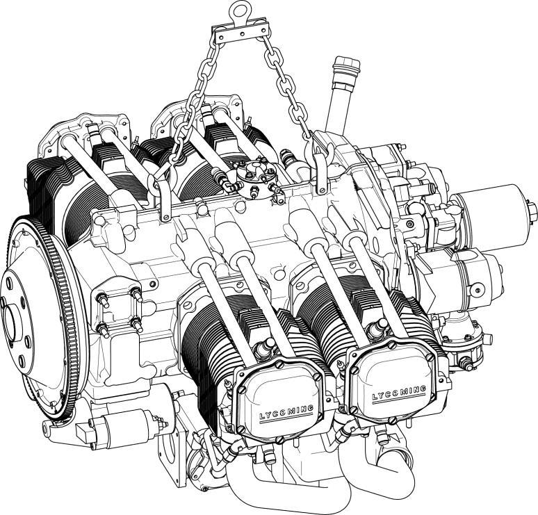 Engine Preservative Oil Removal IO-360-N1A Engine Installation and Operation Manual The engine is sent with preservative oil in the cylinder and preservative oil in the crankcase.