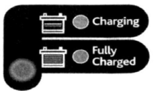 AC main power 5 Charging During charging the amber charging LED illuminates 6