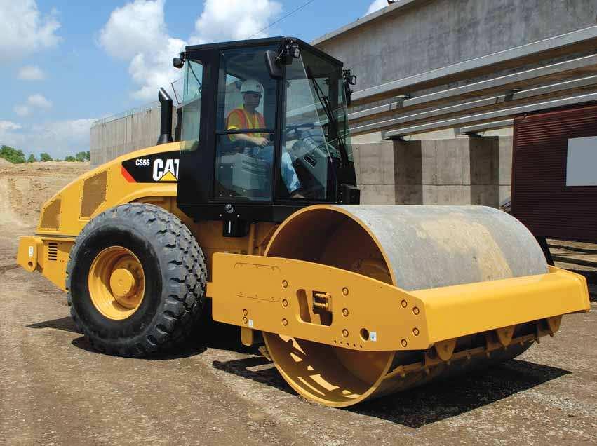 Caterpillar offers a comprehensive line of vibratory soil compactors. Contact your local Caterpillar dealer to learn more about the complete line of Caterpillar Paving Products.