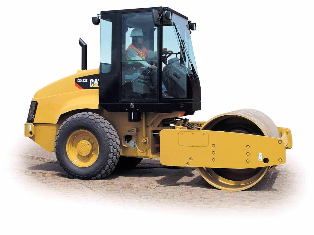 CS423E Soil Compactor The CS423E Soil Compactor provides high compaction performance in the most cost-effective way.