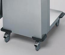 Safeguarded against tilting and tipping.