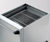 Closed solution: The platform dispenser closed, also refrigerated Platform dispenser closed, in stainless steel with one