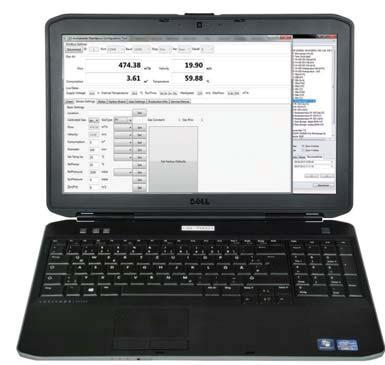 Con guration of VA 550 via PC Service Software For sensors without display there is a PC Service Software available.