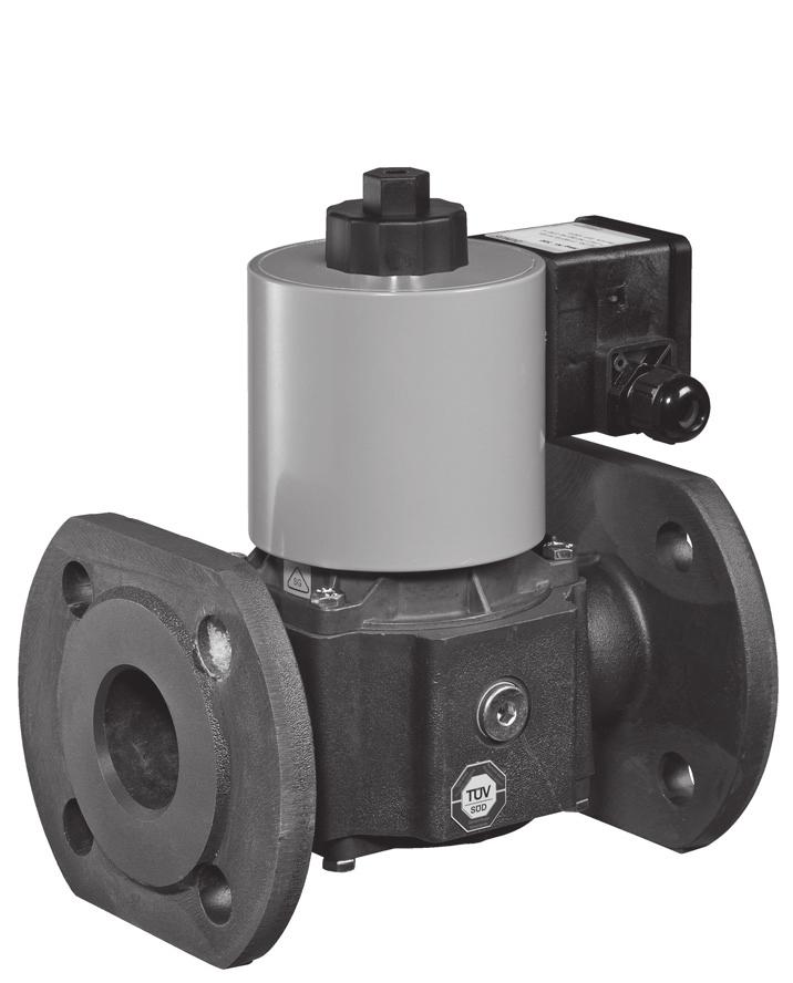 Special gas range Biogas range Safety solenoid valves, single-stage Pressure switches Differential pressure switches High-pressure switches Printed in