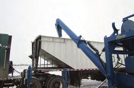 16. Discharge Spout: The spout on the end of the unloading auger is equipped with an electric actuator for moving it