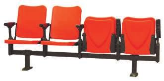 TBP These seats are made from blow-moulded HDPE
