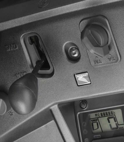 Steering-column-mounted paddle shifters can be used to override automatic shift points on the fly.
