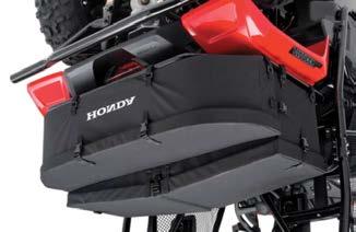 Honda Genuine Accessories Hard Roof, Full Poly Tip-Out Windscreen (Hard Coat), Wind Deflector, Front Bumper, Rear