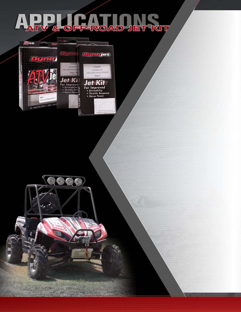 Get the most out of your ATV or Off Road Motorcycle Maximize performance Increased horsepower Easy installation CC Year Model Stage Part # Price Arctic Cat 250 99-00 AC250 1 Q601 L 250 01-05 AC250