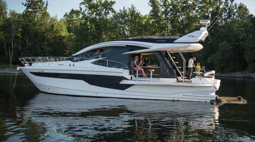 Sleek, sophisticated and powerful the Galeon 510 Skydeck will sweep you away to enjoy all your boating adventure with family and friends.