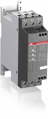 PSR The compact range Introduction 2 The PSR softstarter is the most compact of all the softstarter ranges which allows for design of compact starting equipment.