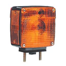 33(P2) AMP Lens: Red 91502, Yellow 91503 Sidemarker - Yellow 91513 PEDESTAL LAMPS Two-Stud,