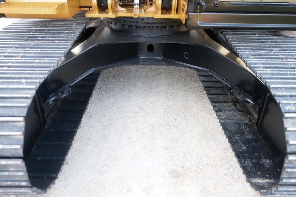 Structures & Undercarriage Made to work in your rugged applications Durable Undercarriage The standard and long undercarriage contributes significantly to its outstanding stability and durability.