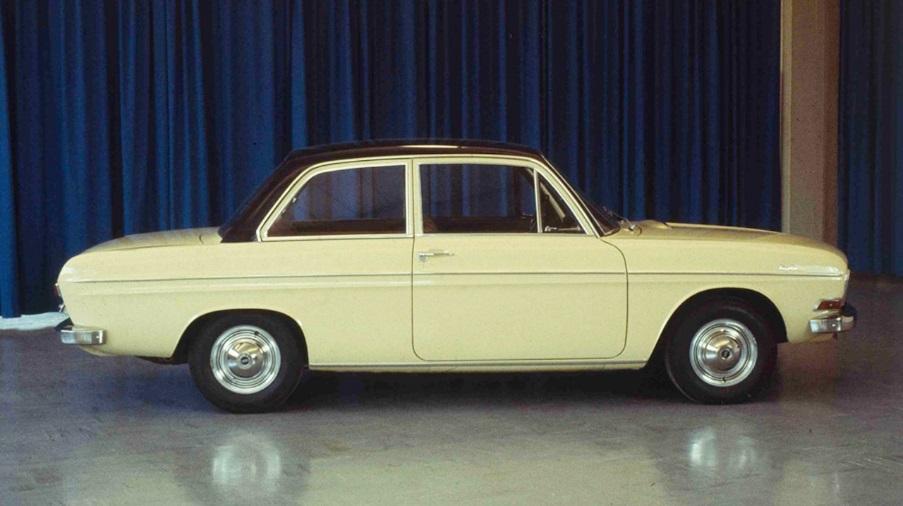 History of Audi continued 1964 Volkswagen Group acquires Auto Union 1965 The first new vehicle since WWII goes into production and is launched as an Audi model 1969