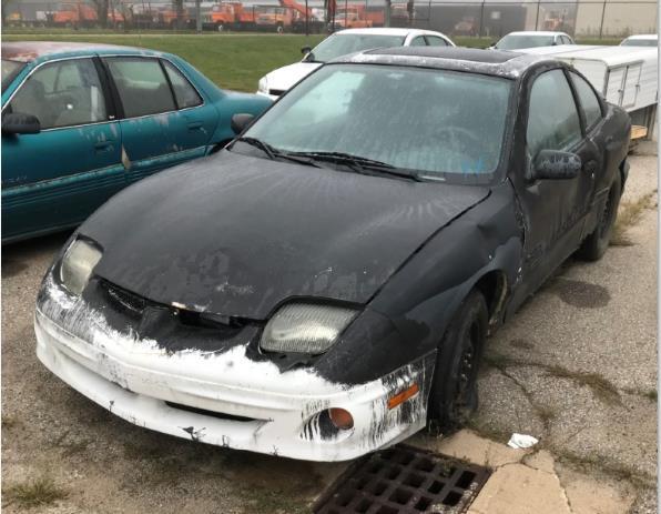 ITEM #14 2000 Pontiac Sunfire Black Unknown See additional information below 1G2JB1243Y407449 SO-F This vehicle has
