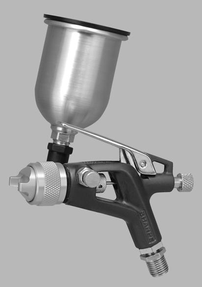 Instructions/Parts MGFHVLP Mini Gravity Feed System FOR PRODUCT INFORMATION CALL: 1-800-742-7731 309989E For gravity feed spraying of automotive colors and clears. Ideal for touch-up and detail work.