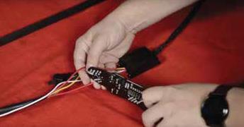 wiring harness Use your electrical pliers to detach the 4 pin plug