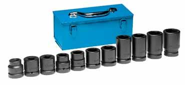 1 Drive Impact Socket Sets for Wheel Service No. 9154 1 Drive Wheel Service Set This set includes eight (8) popular impact socket sizes for truck wheel fasteners. 8 piece set contents: 4313S.