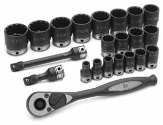 1/2 Drive 12-Point Fractional Duo-Socket Sets No.