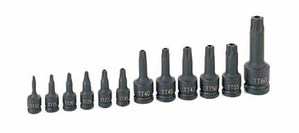 Tamper-Proof Star Impact Drivers No.