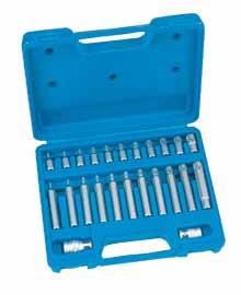 Tamper-Proof Star Bits / Screwdrivers / Keys No. TRX224 Tamper-Proof Star Bit Set 24 piece set contents: NOT FOR IMPCT US Set includes a total of 22 bits and 2 bit holders in a molded case.