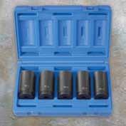 1/2 Drive xle/spindle Nut Impact Sockets No. 1705SN 1/2 Drive xle/spindle Nut Socket Set This set contains five (5) popular axle/spindle nut impact socket sizes. Packaged in a convenient molded case.