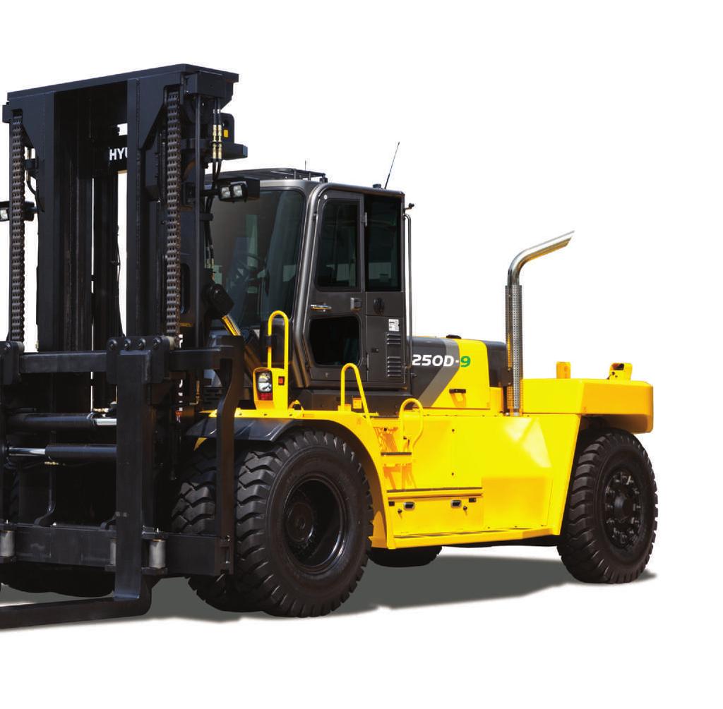 New Diesel Forklift with Proven Quality and Advanced Technology Maximum performance Spacious