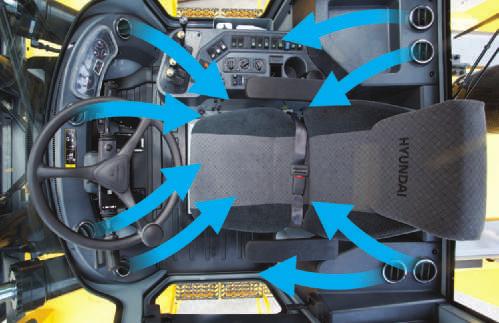 Adjustability of steering column makes you more comfortable.