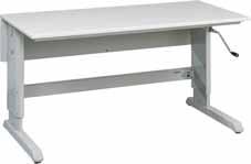 qty name size mm order No 1 Frame 1500 x 750 101 35 032 1 Laminate table top 1500 x 750 860 029-66 Easy height adjustment The Concept worktable can be equipped with manual or