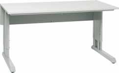Worktables Three easy steps to design your Concept workstation: 1. Select the table frame and the height adjustment method: standard, hand crank or motor table. 2.