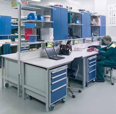 Worktables Basic worktables Basic worktables are standard tables that are suitable for a broad range of tasks and environments when fitted with accessories: testing, packing, repairing, inspecting.