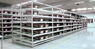 Worktables and flow-through shelving FlexFlow flow-through shelving FlexFlow flow-through shelving can be