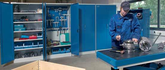 Sovella Industrial Cabinets allow for a tidy, efficient working environment No unnecessary time should be used for looking for tools and materials.