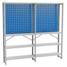 Industrial shelving and cabinets Storage System Combinations 100/30/200-8 C 340 07 008 qty name size mm order No 3 End frame/open 300 x