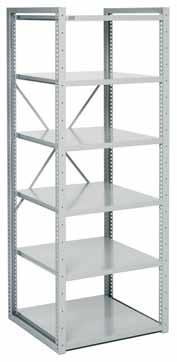 All standard and extension parts include 6 shelves Standard parts name size W x D x H mm order No Standard part, open 750 x 714 x 2000 C 375 35 001 Standard part, closed* 750 x 714 x 2000 C 376 35
