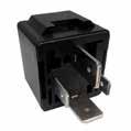 GE0034 FEATURES / CARACTERÍSTICAS: 30A 24V - 4 TERMINALS - MINI AUXILIARY, without support, 2x4,5mm + 2x6,3mm VW: 2R295529.1, 2R2955229.